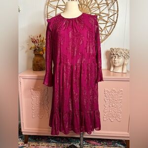 Calvin Klein 20 W Fuchsia Long Dress- pictures don’t do this dress justice